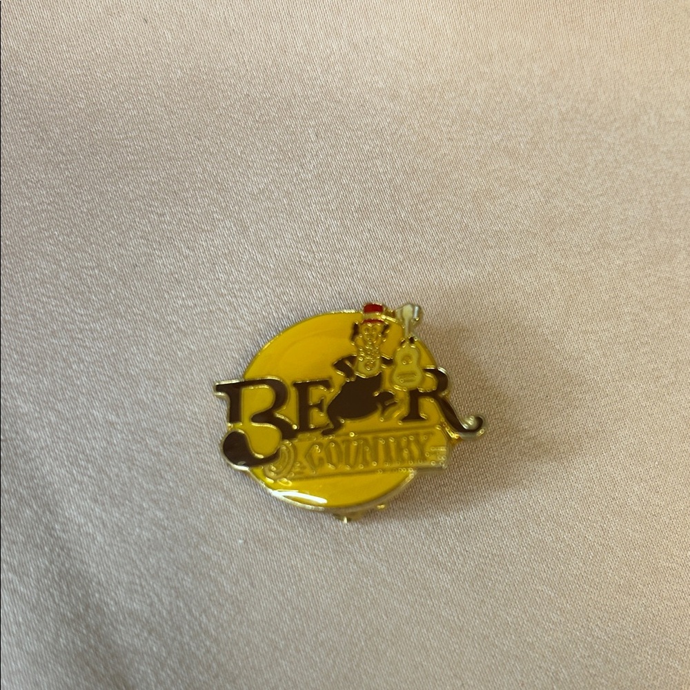 Disney Yellow Bear Country Enamel Pin